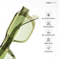 Lilrecta - Green Rectangle Sunglasses - RB2526