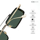 Landscape - Valley Polarized Geometric Rectangle Sunglasses - RB2888