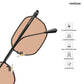 Orbit - Asteroid Hexagon Square Sunglasses - RB2978