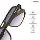Bengaluru Dusk - Overcast Geometric Square Sunglasses - RB3015