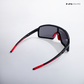 Ignite Gear - Dark Fire Polarized Wrap Around Sunglasses - RB2637