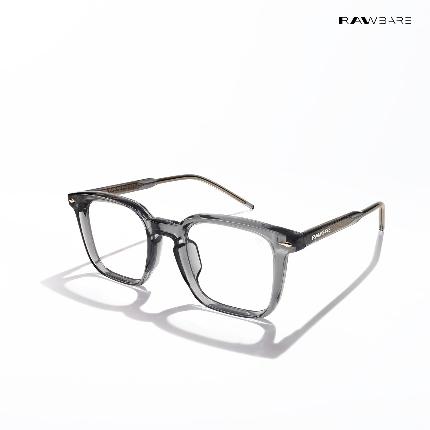 Quadra - Softcore Grey Square Bluecut Eyewear - RB2840