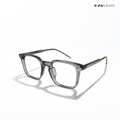 Quadra - Softcore Grey Square Bluecut Eyewear - RB2840