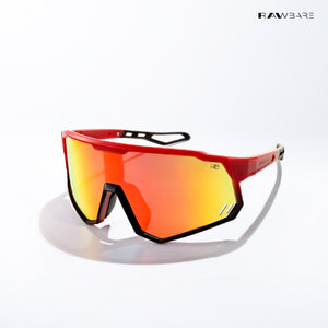 Velocity Core - Scarlet Rush Polarized Wrap Around Sunglasses - RB2815