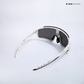 Turbo Sportline - White Black Polarized Wrap Around Sunglasses - RB2427
