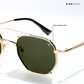 Vizag Prism - Sunlit Jade Polarized Hexagon Sunglasses - RB2615