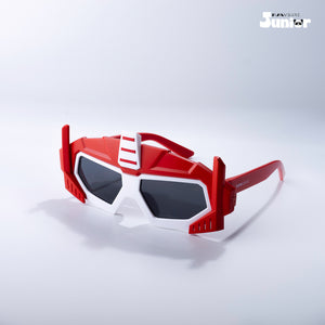 Mode Shift - Flux Red Kids Polarized Geometric Sunglasses - RBK2527