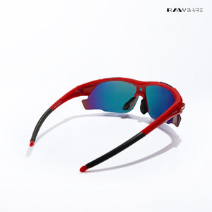 Dagger Rush - Flash Polarized Wrap Around Sunglasses - RB2822