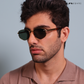Jodhpur Noir - Sage Spark Geometric Sunglasses - RB2670