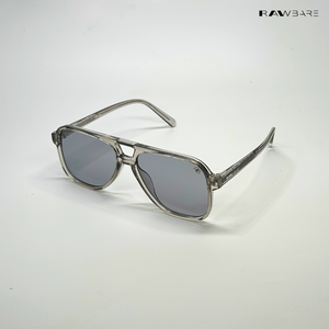 Patiala Drop - Stone Dust Geometric Aviator Sunglasses - RB2542