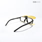 MagShift - Shockwave Clip-On Square Sunglasses - RB2837