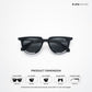 Gokarna Mirage - Eclipse Flat Top Round Sunglasses - RB2808