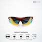 Dagger Rush - Flash Polarized Wrap Around Sunglasses - RB2822