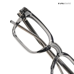 Quadra - Softcore Grey Square Bluecut Eyewear - RB2840