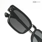 Pangong Peak - Black Crest Polarized Square Sunglasses - RB2855