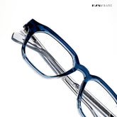 Prysm - Dark Blue Square Bluecut Eyewear - RB2807