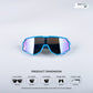 Power Sprint - Azure Kids Wrap Around Sunglasses - RBK2540