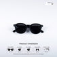 Legacy Cub - Shadow Crown Kids Polarized Wayfarer Sunglasses - RBK2513