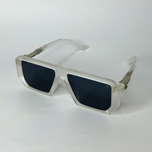Oversized Retro Sunglasses - Clear
