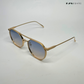 Round Luxe - Blue Gold Round Sunglasses - RB2499