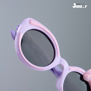 Sparkle Sprint - Voilet Kids Polarized Cateye Sunglasses - RBK2515