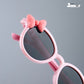 Fairy Bow - Blush Glow Kids Polarized Round Sunglasses - RBK2524