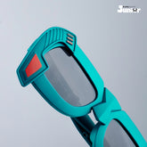 Shade Hacker - Pixel Flame Kids Polarized Angular Shield Sunglasses - RBK2531