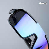 Speed Beam - Blue Streak Kids Polarized Wrap Around Sunglasses - RBK2536