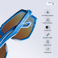Power Sprint - Azure Kids Wrap Around Sunglasses - RBK2540