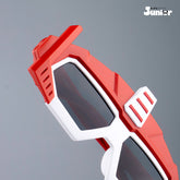 Mode Shift - Flux Red Kids Polarized Geometric Sunglasses - RBK2527
