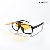 MagShift - Shockwave Clip-On Square Sunglasses - RB2837