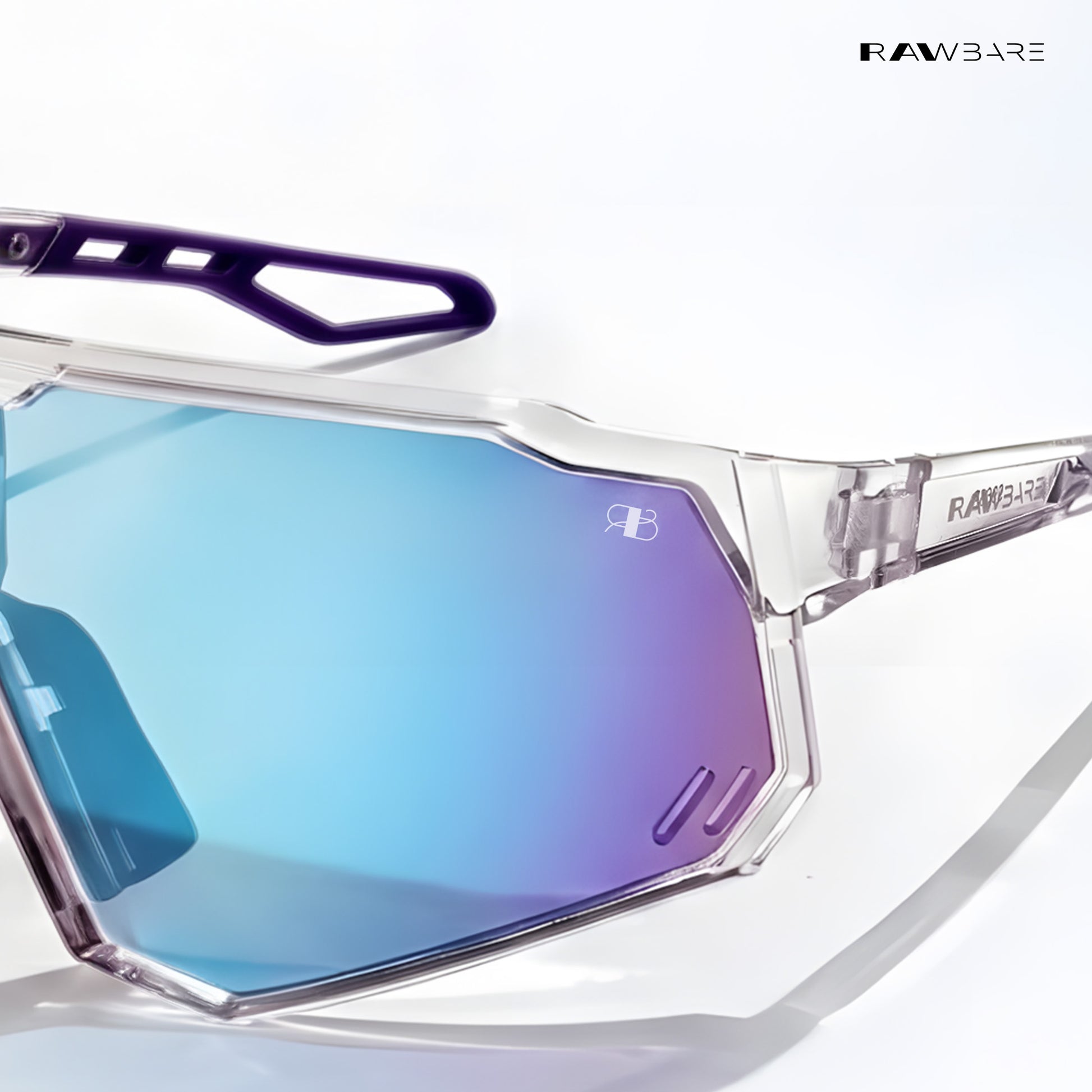 Velocity Core Hologlow Photochromic Wrap Around Sunglasses RB2817 by Rawbare