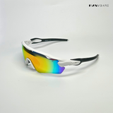 Swift - White Orange Polarized Wrap Around Sunglasses - RB2513