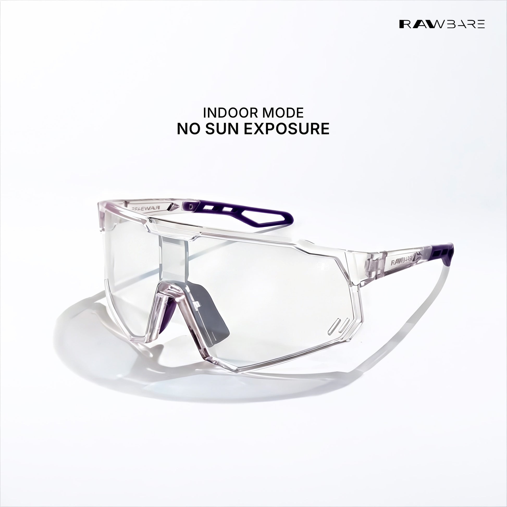 Velocity Core Hologlow Photochromic Wrap Around Sunglasses RB2817 by Rawbare