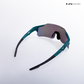 Glide Max - Shadow Venom Polarized Wrap Around Sunglasses - RB2639