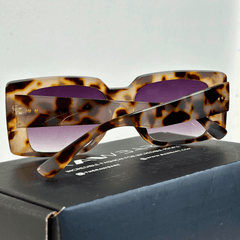 Cheetah Oversized Square Sunglasses