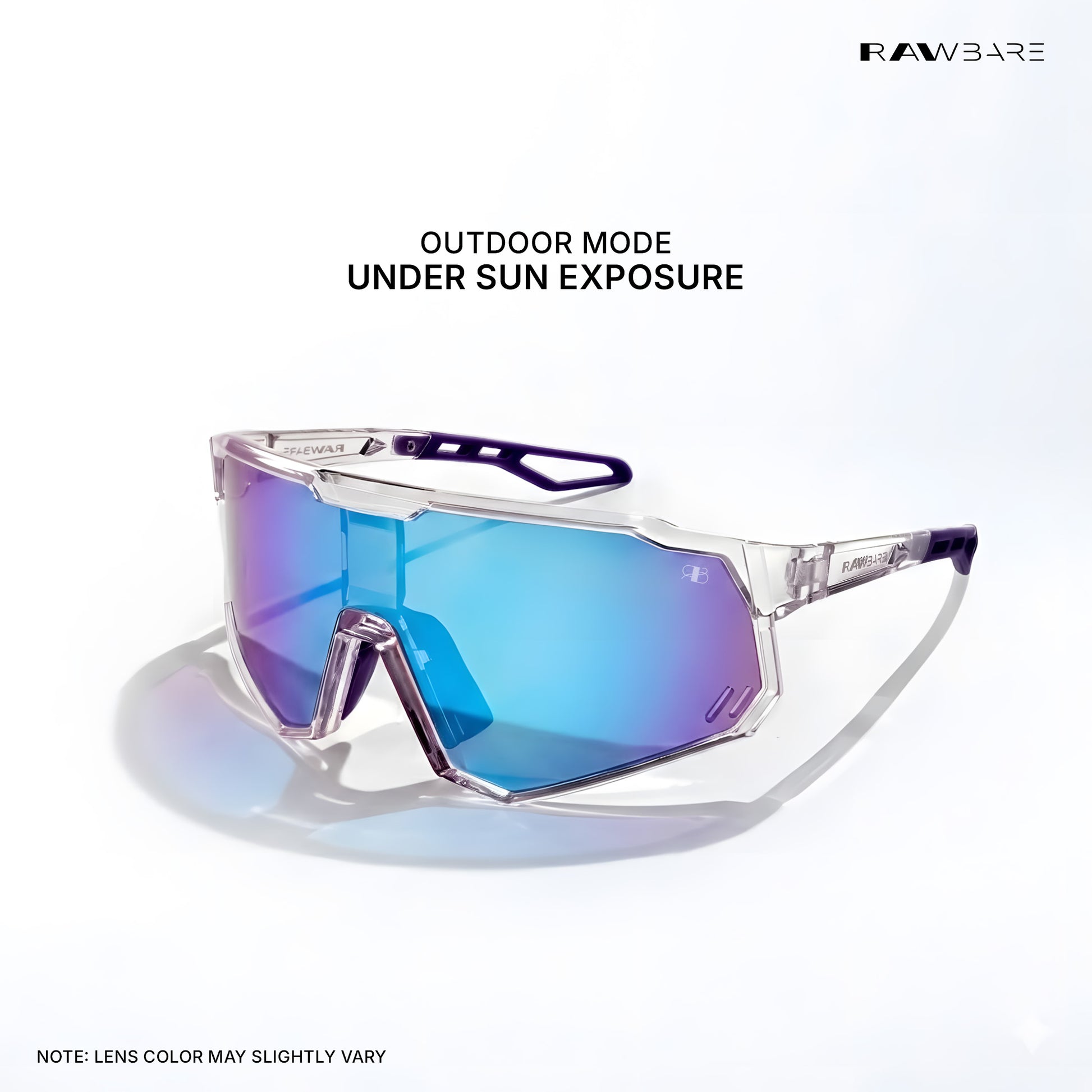 Velocity Core Hologlow Photochromic Wrap Around Sunglasses RB2817 by Rawbare