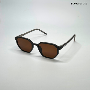 Tawi Gaze - Mudstone Angular Hexagon Sunglasses - RB2572