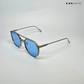 Round Luxe - Blue Silver Round Sunglasses - RB2503