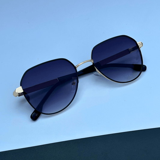 Black Gold Pilot Luxe Edition Sunglasses - RawBare