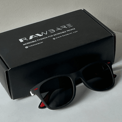 Black Wayfarer Sunglasses (T2) 2.0