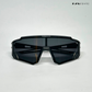 Turbo Tint - All Black Polarized Wrap Around Sunglasses - RB2442