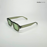 Lilrecta - Green Rectangle Sunglasses - RB2526