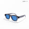 Lilrecta - Grey Blue Rectangle Sunglasses - RB2525
