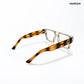 Facet - Clear Forest Geometric Square Bluecut Eyewear - RB3007