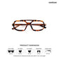 Ladakh Peak - Yak Geometric Rectangle Bluecut Eyewear - RB3021