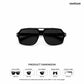 Bengaluru Dusk - Cubbon Geometric Square Sunglasses - RB3013