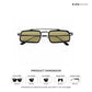 Landscape - Hillside Polarized Geometric Rectangle Sunglasses - RB2887