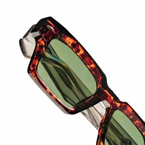 Varkala Veil - Leaf Core Rectangle Sunglasses - RB2722