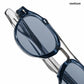 Dharamshala Aura - Bluepine Polarized Retro Round Sunglasses - RB3039